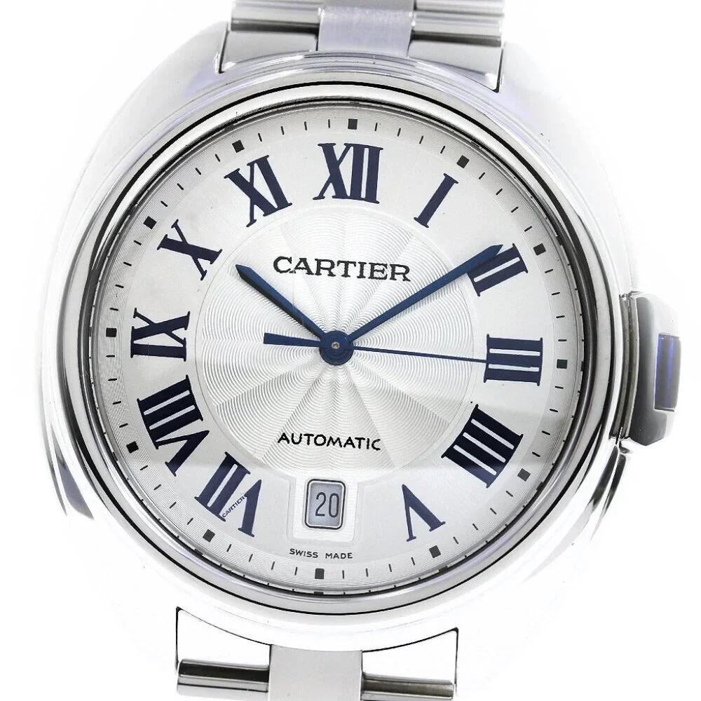 CARTIER Cres de Cartier WSCL0007 Date Silver Dial Automatic Men's Watch_816577 - Picture 2 of 6